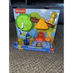 New Fisher-Price Little People Spin & Play Dinosaur Playground